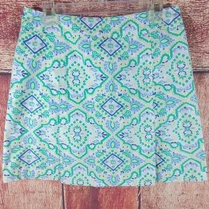 Harold's Multicolored Geometric skorts NWOT